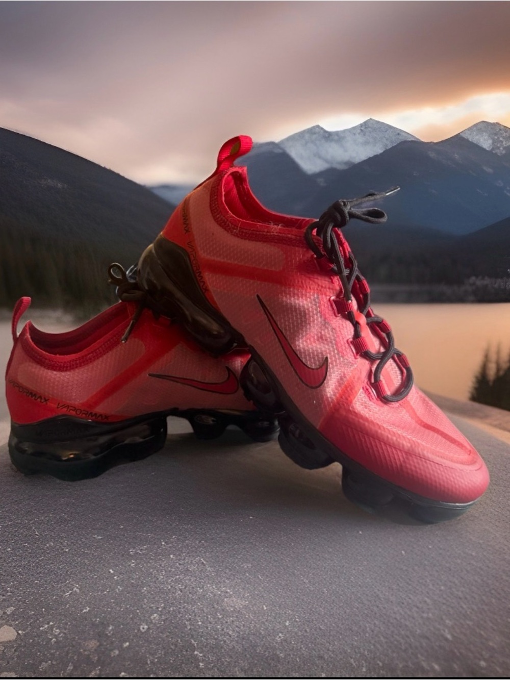 Nike Air VaporMax 2019 Varsity Red GS 7Y Women’s 8.5 AJ2616-600